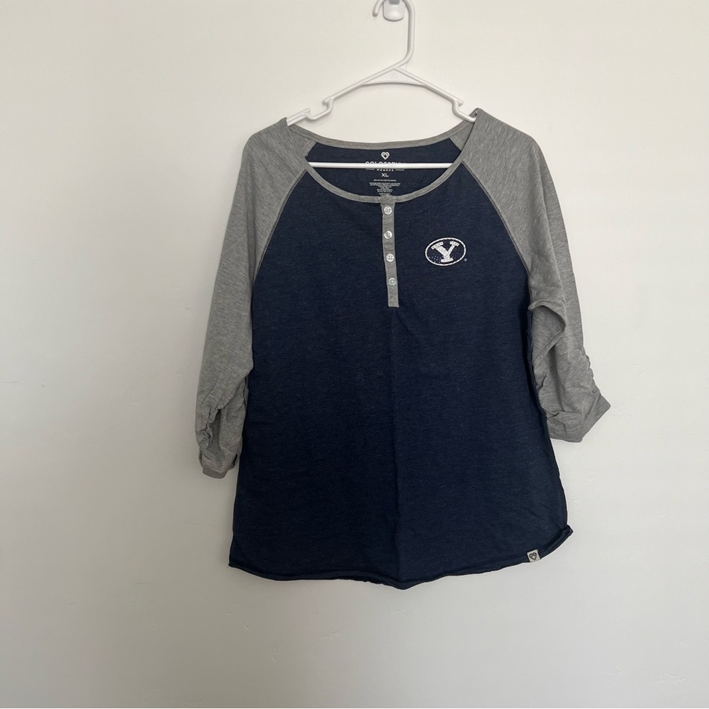 BYU 3/4 sleeve shirt
